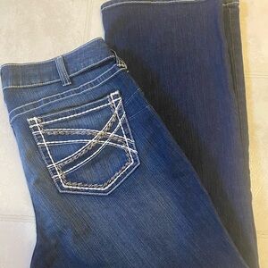 Ariat Ladies Blue Jeans Mid Rise Bootcut 34 Regular